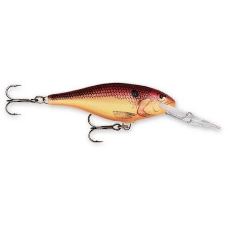 Rapala Shad Rap Crankbait, 3 18, 38 Oz, Crawdad, Floating SR08CW